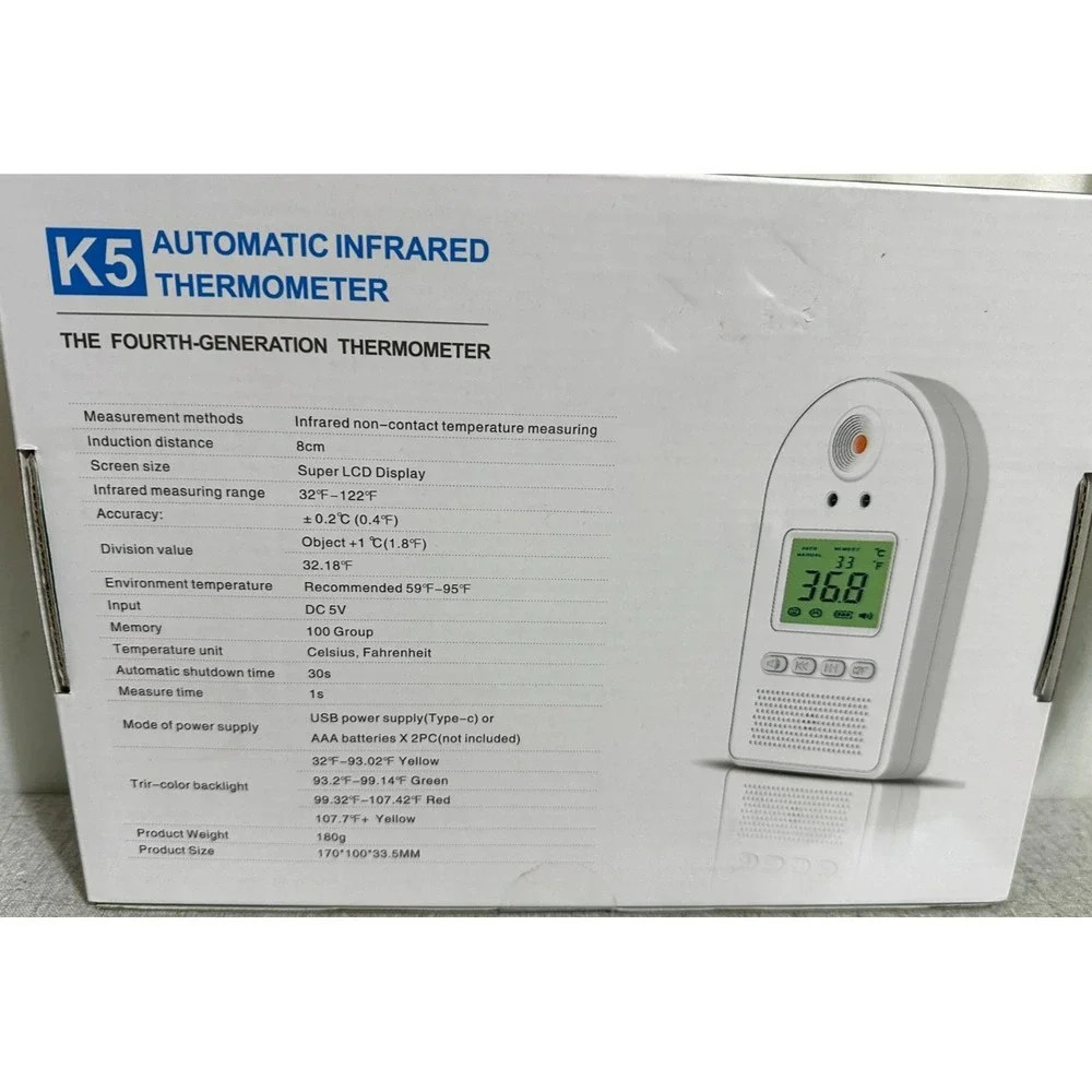 EnhanceCare 5 Automatic Infrared Thermometer Fourth-Generation